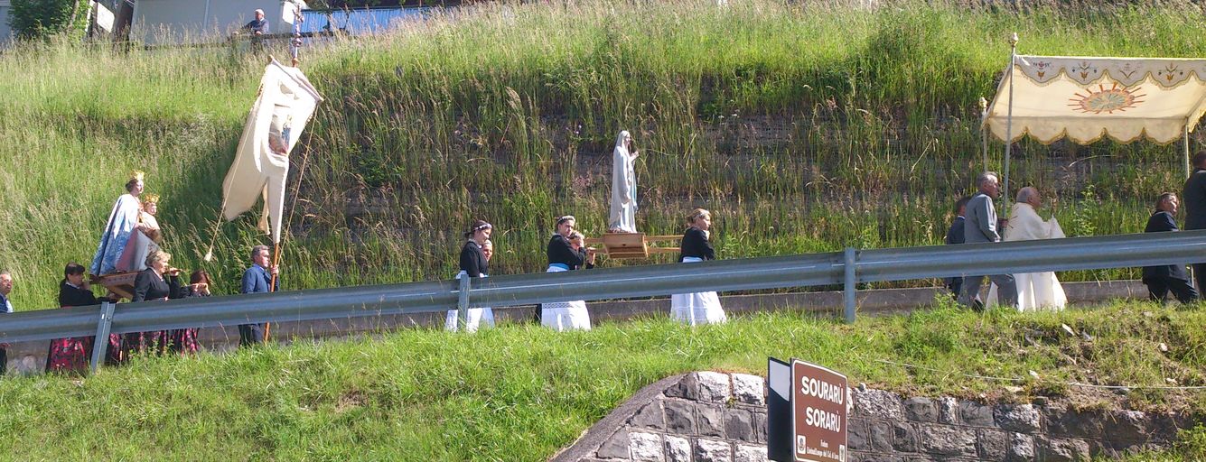 Sorar (frazione di Rocca Pietore), 22 giugno 2014  - Processione Corpus Domini